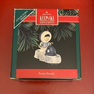 Hallmark Keepsake Ornament - Frosty Friends with Blue and White